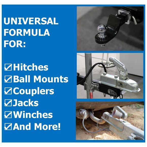 Trailer Hitch Ball Lubricant Waterproof Grease to Reduce Wear Friction w/ Covers - Picture 9 of 9